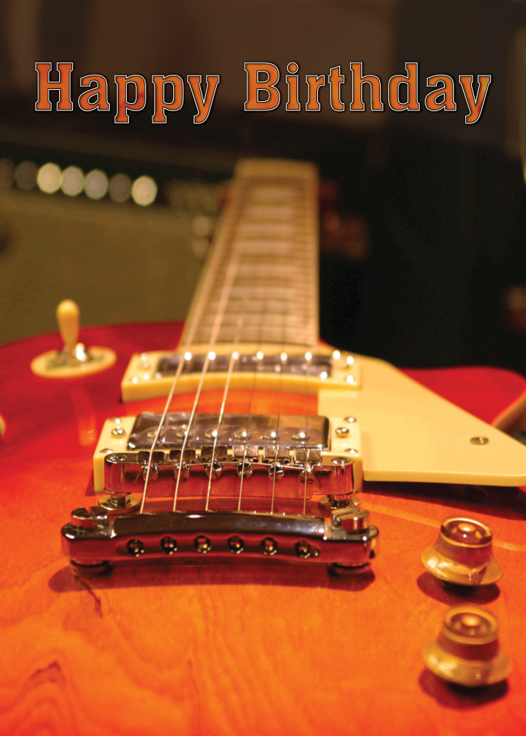Birthday Card - Electric Guitar