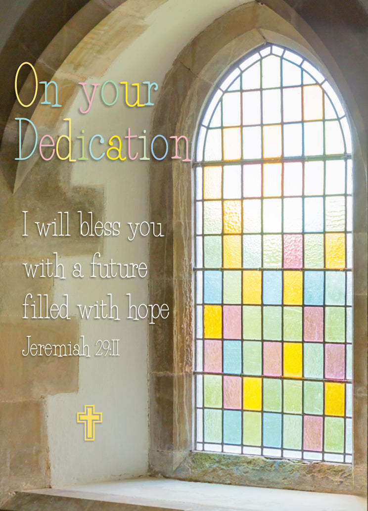 Dedication Card - Church Window – Leonard Smith