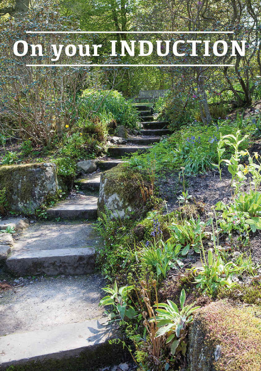 Induction Card - Garden Steps