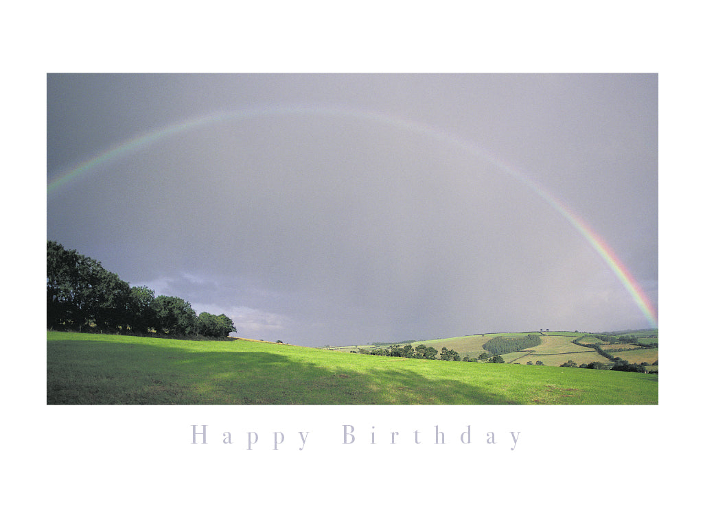 Birthday Card - Devon Rainbow