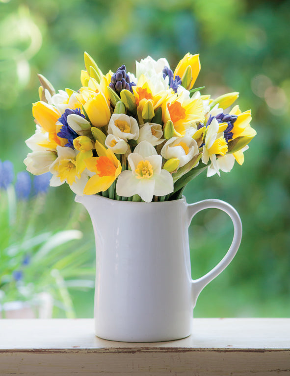 Blank Card - Spring White Jug