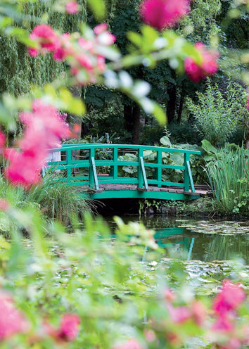 4142 Blank: Bridge In Monet's Garden