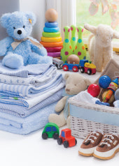 4235 Blank: Nursery Scene Blue