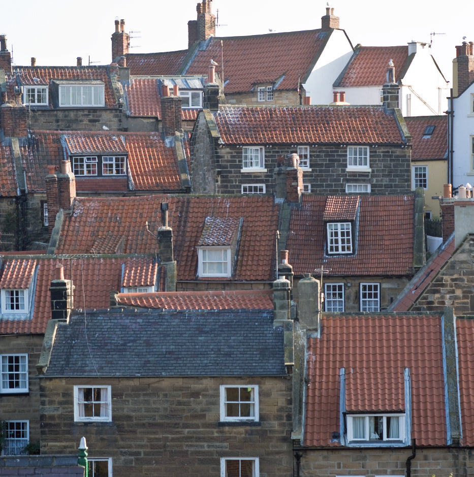 Blank Card - Rooftops - Robin Hood's Bay