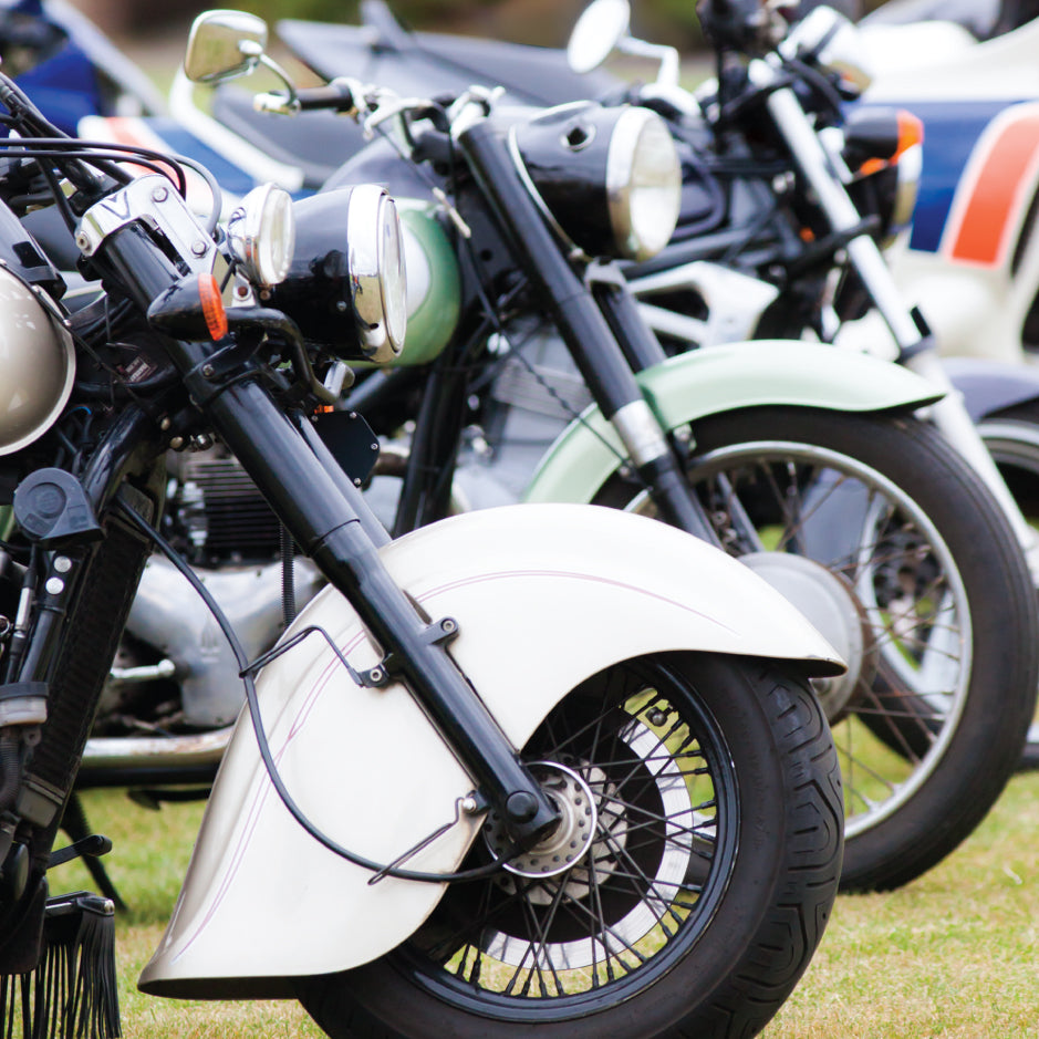Blank Card - Classic Motorbikes