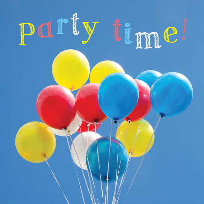 Photonotes Party Invites - Colourful Balloons (pack of 5) – Leonard Smith