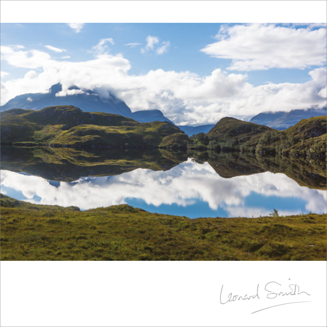 Blank Card - Loch Buine Moire