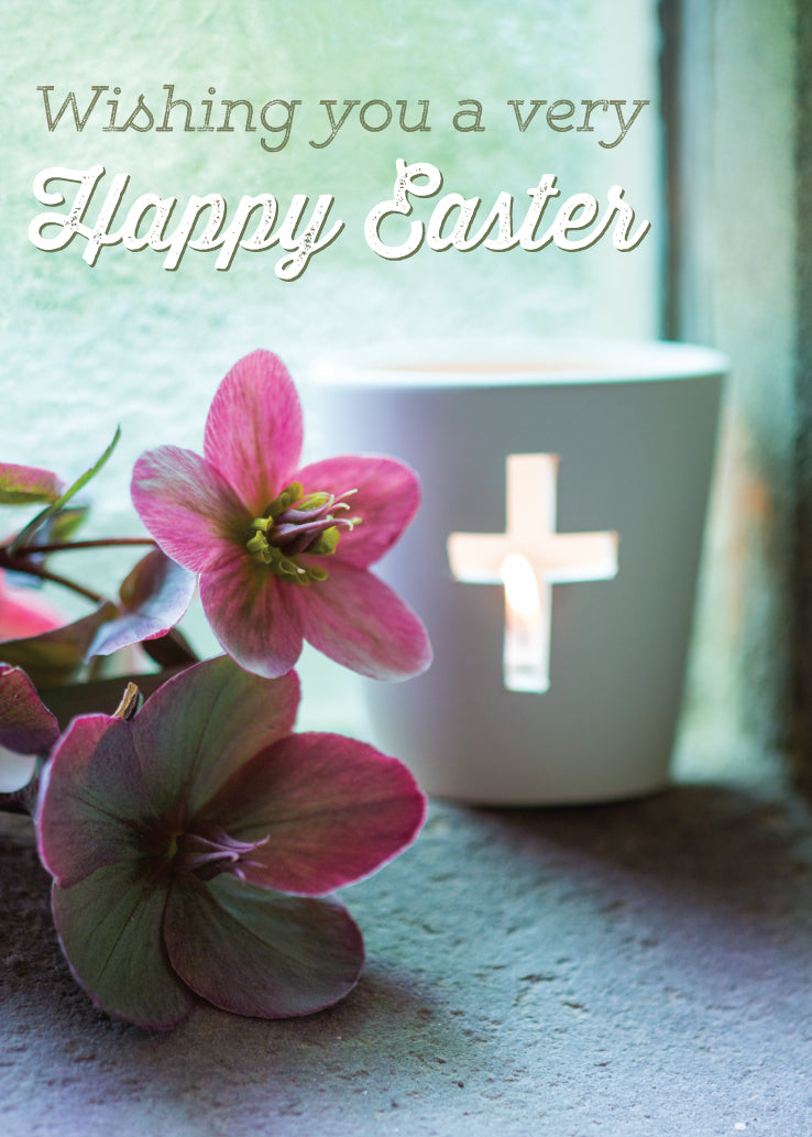 Easter Card - Hellebore Near Candle