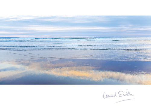 Blank Card - Croyde Beach - Leonard Smith