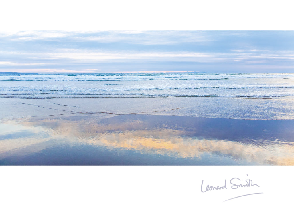 Blank Card - Croyde Beach - Leonard Smith