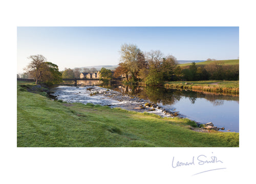 Blank Card - Linton Falls Yorkshire - Leonard Smith