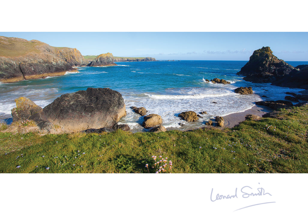 Blank Card - Kynance Cove - Leonard Smith