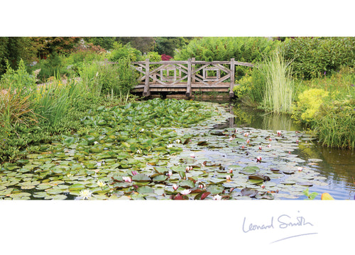 Blank Card - Bridge RHS Wisley - Leonard Smith