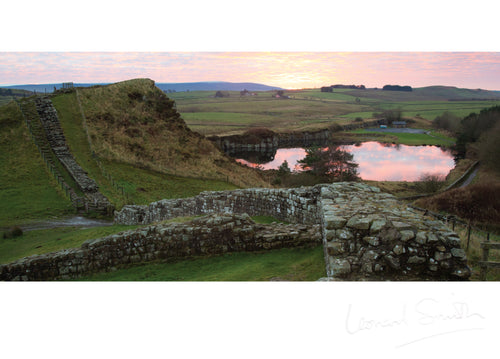 Blank Card - Hadrians Wall - Leonard Smith