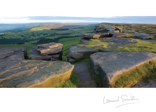 Blank Card - Stanage Edge - Leonard Smith