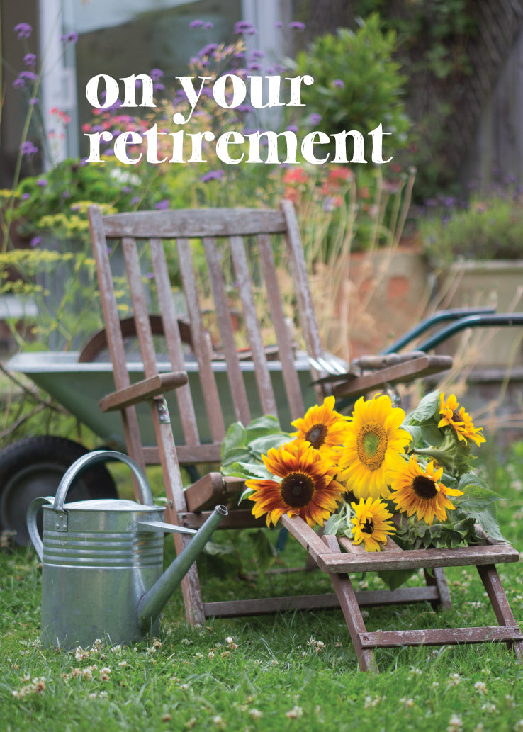 Retirement Card - Garden Chair