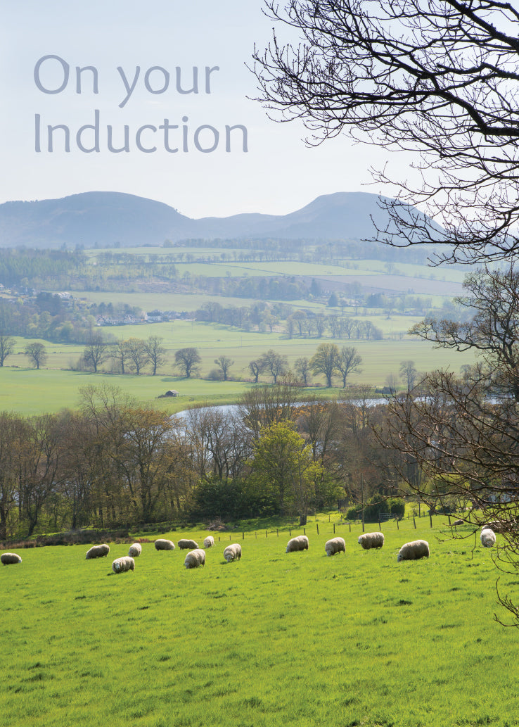 Induction Card - Scottish Valley Scene