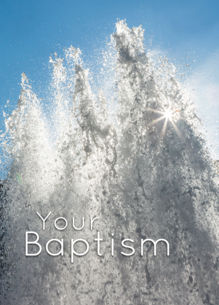 Baptism Card - Fountains Of Water - Leonard Smith