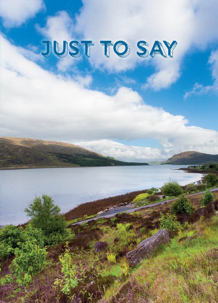 Just to Say Card - Loch In Skye
