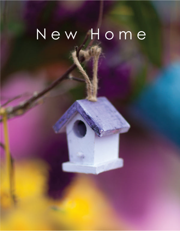New Home Card - Miniature Bird House