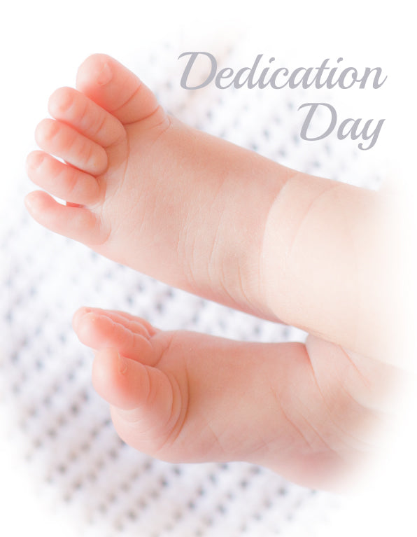 Dedication Card - Babies Toes