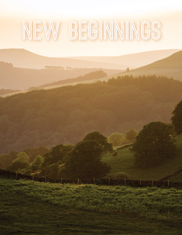 New Beginnings Card - Evening Hills