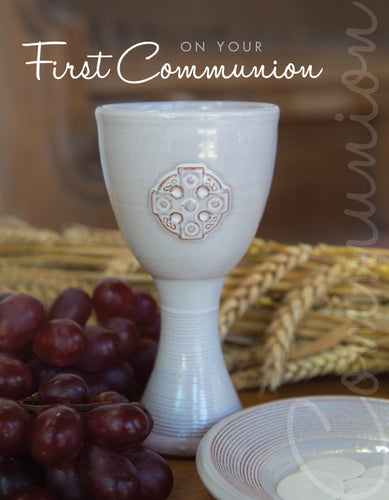 1st Communion Card - Light Chalice - Leonard Smith