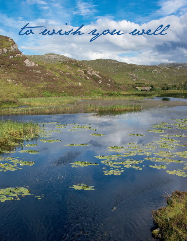 Get Well Card - Scottish Lake Scene
