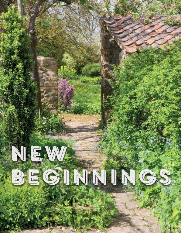 New Beginnings Card - Cottage Garden