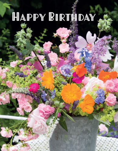 Birthday Card - Summer Bouquet - Leonard Smith