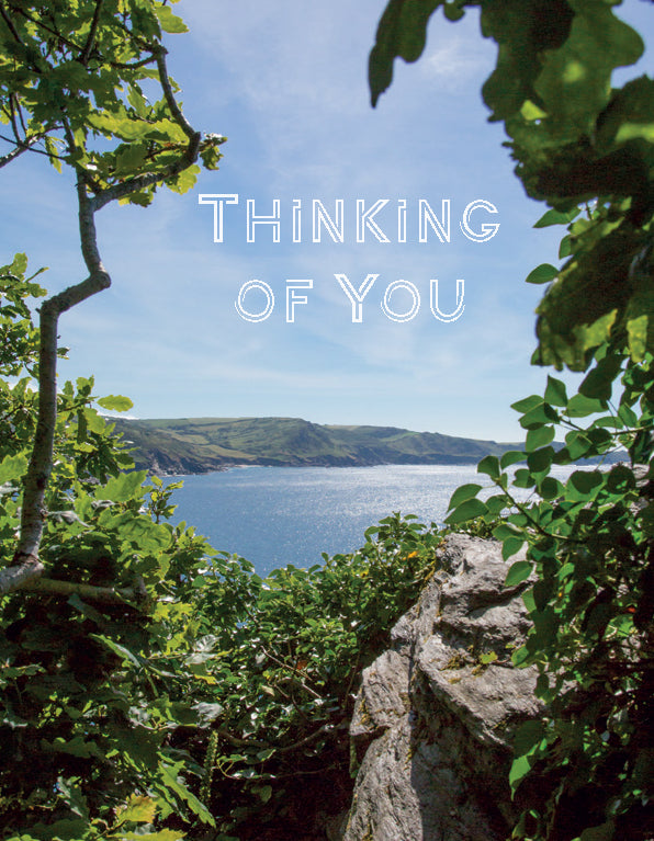 Thinking of You Card - Sea Through Trees