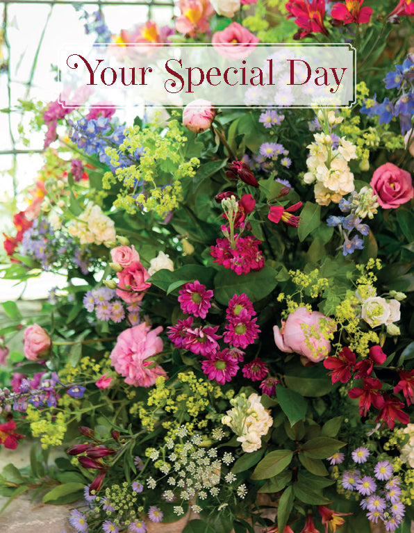 Special Day Card - Church Flowers