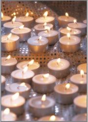 Blank Card - Tealight Candles