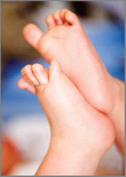 Blank Card - Babys Feet