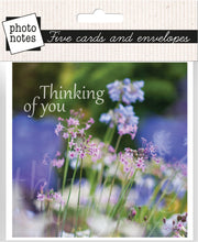 Load image into Gallery viewer, Photonotes Notecards - Flower Border (pack of 5)
