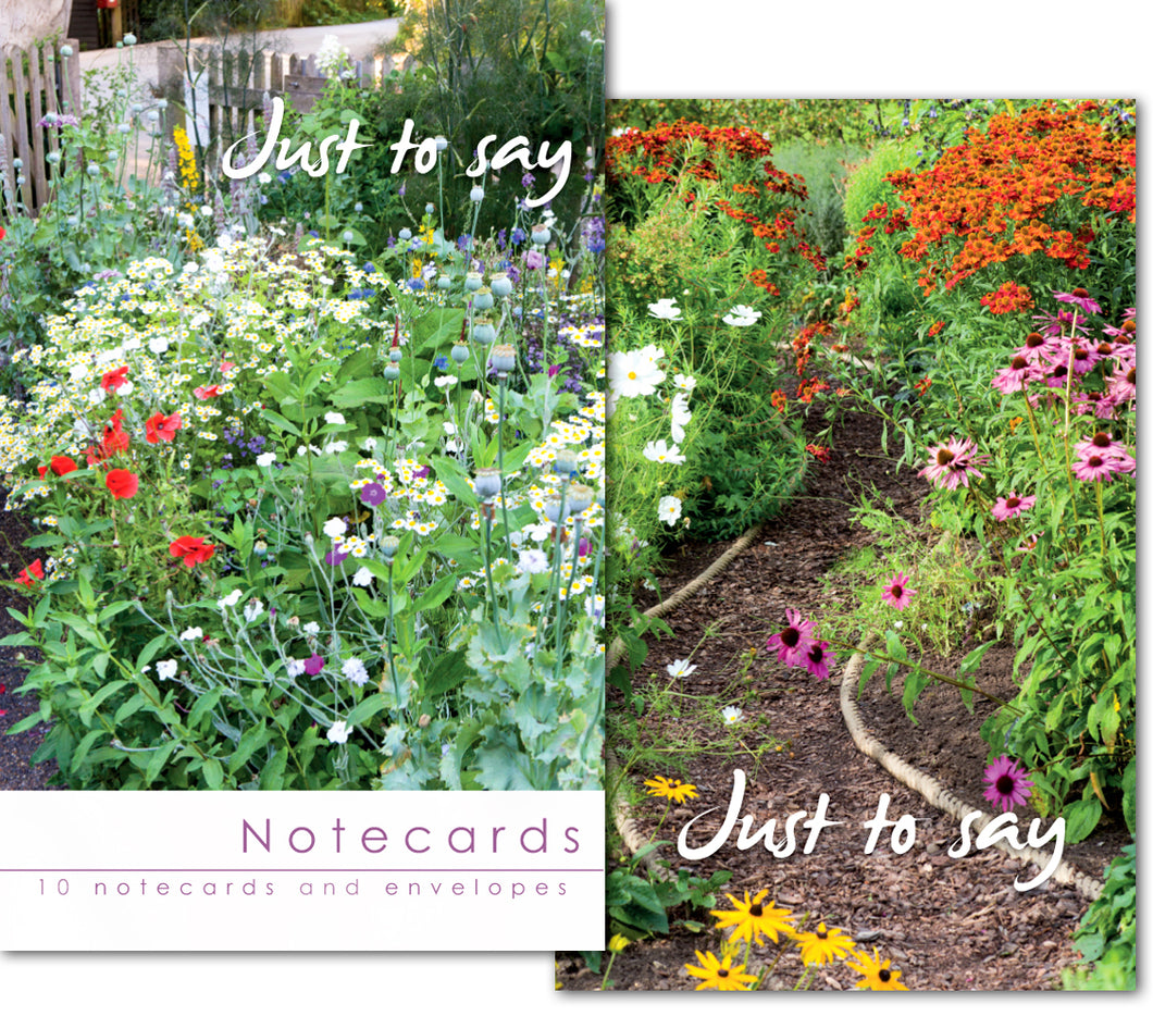Notecard Wallet - Cottage Gardens (10 cards)