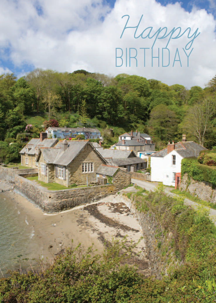 Birthday Card - Durgan Cornwall