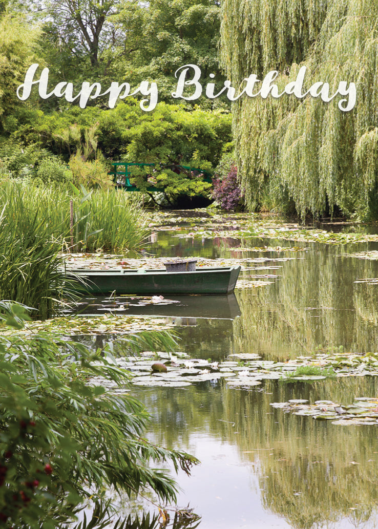 Birthday Card - The Lake At Giverny
