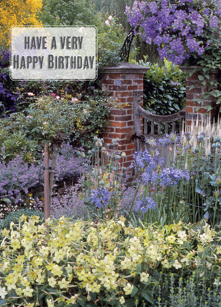 Birthday Card - Vale End Garden Gate