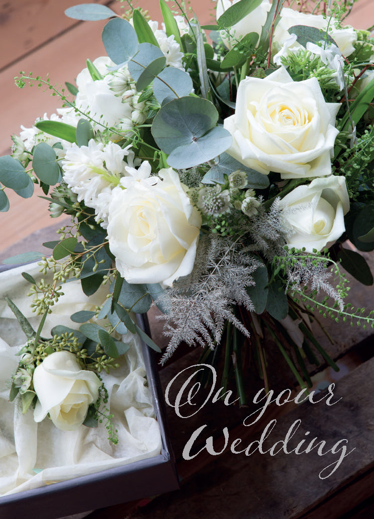 Wedding Card - Bouquet With Buttonhole