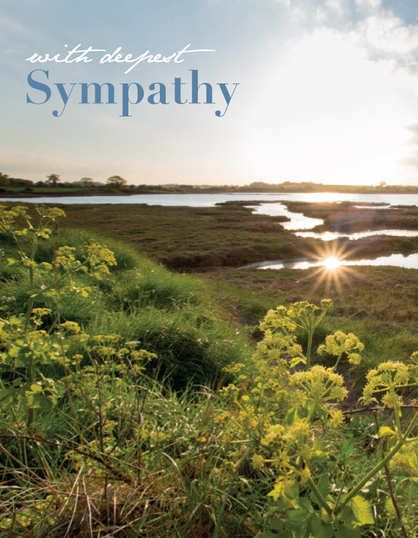 Sympathy Card - Evening Estuary