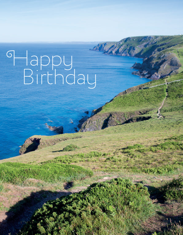 Birthday Card - Coastal Path