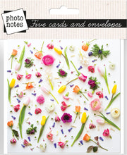 Load image into Gallery viewer, Photonotes Notecards - Flower Heads (pack of 5)
