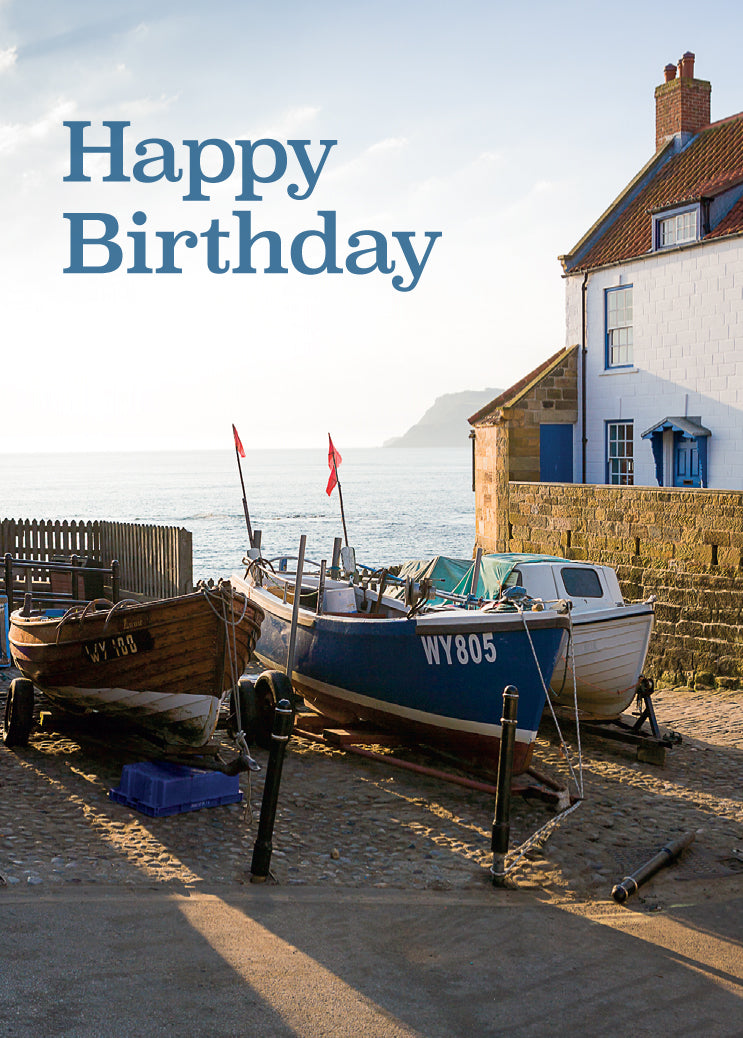 Birthday Card - Robin Hood's Bay