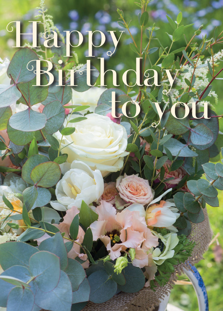 Birthday Card - Garden Bouquet